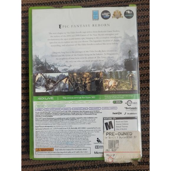 Elder Scrolls V: Skyrim for Xbox 360 - Epic Adventure Awaits! - Picture 8 of 10